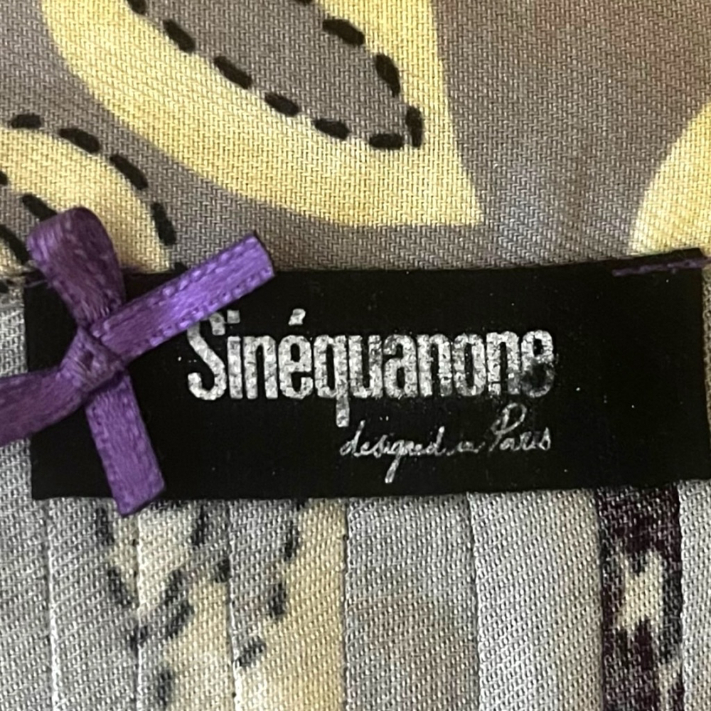 Sinequanone Paris, Lightweight Floral Print Dress, Size 8, Lilac-grey - Picture 15 of 16